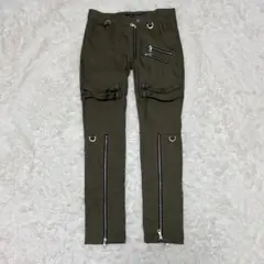 CYBERDYNE サイバーダイン スキニーパンツ ジップパンツ - メルカリ