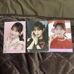 瞳*e様 =LOVE 生写真 髙松瞳 ヨリ3枚 黒衣装 ダイナー衣装 恋人以上、