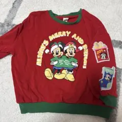 ミッキー ミニー クリスマス トレーナー リトシー