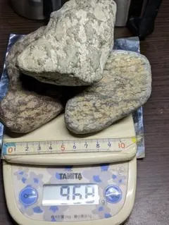 （b-12）越前紋石大3個セット968g