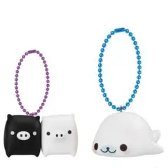 サンエックスユニバース　San-X　チャーム付きグミ　まめゴマ モノクロブー