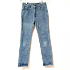 FREEE'S PHRASE スキニーデニム Gパンツ ブルー 26 シンプルのサムネイル