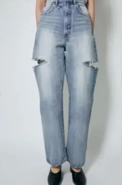THIGH SLIT LOOSE STRAIGHT 25インチのサムネイル