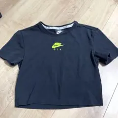 Nike AIR クロップドTシャツ ブラック　ショート丈　ミニ丈　ナイキ　S