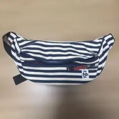 チャムス　ストライプバッグ