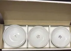 花柄陶器小皿3枚セット