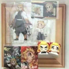 鬼滅の刃 　煉獄杏寿郎 　千寿郎　アクリルスタンド　おねむたん　カード