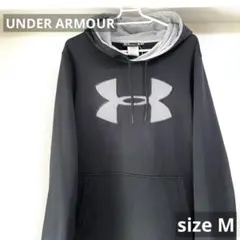 UNDER ARMOUR プルオーバーパーカー　M ブラック　黒　STORM1
