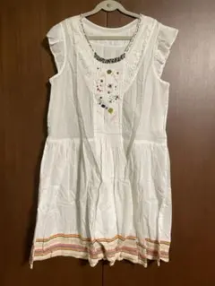 ☆新品☆スナオクワハラ ビーズ刺繍ワンピースのサムネイル