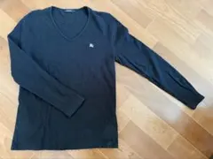 Burberry ブラックレーベル　Vネック 長袖カットソー