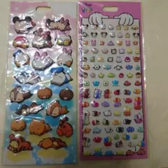ぷくぷくシール　ディズニーツムツムキャラクターシール