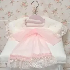 ビッグリボンのふわふわファーのつけ襟♡ホワイト系