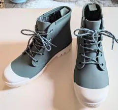 ワークマン未使用ハイカットレインブーツL緑