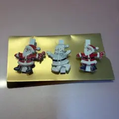 クリップ サンタクロース 雪だるま クリスマス