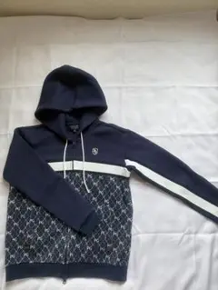 PEARLY GATES フード付きパーカーネイビー