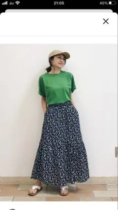 ユニクロ　ポール&ジョー　フレアスカート S