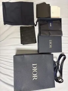 ◆美品◆DIOR ディオール オブリーク バーティカル コンパクト 二つ折り財布のサムネイル
