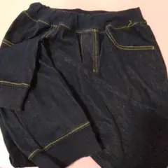 ダークブルー 長ズボン ポケット付き