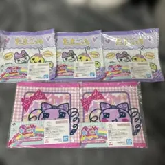 たまごっち 一番くじ E賞 あのころのハンドタオル 2種類 5枚セット
