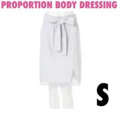 プロポーションボディドレッシング　S　レースタイトスカート　フェミニン　通勤