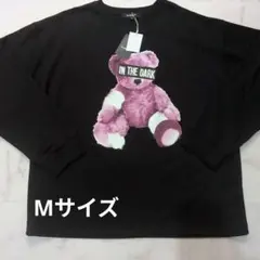 Doublefocus ブラック トレーナー Mサイズ　クマ