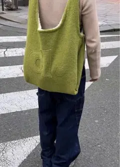 24aw diemm ショルダーバッグ　wool bag green 24aw diemm ショルダーバッグwool bag green