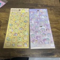 サンリオ ぷくっとシール キキララ ポムポムプリン