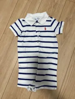 Ralph Lauren ストライプロンパース