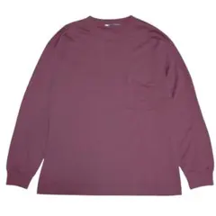 UNIQLO U クルーネックT 長袖 M パープル系 ロンT ユニクロ