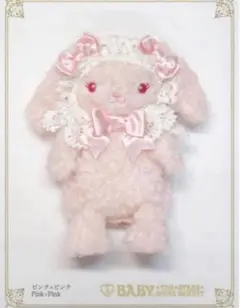 限定出品＊新品未使用＊BABY♡もしもしうさくみゃちゃん スマホポーチ ピンクのサムネイル