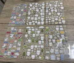 キャラクターシールセット 6枚入り 韓国　ハングル