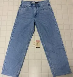 ①リーバイス　シルバータブ　ルーズフィット ミディアムインディゴ