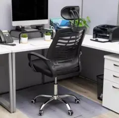 人間工学設計 メッシュバック オフィスチェア ブラック