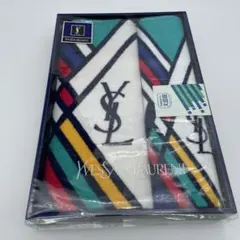 【未使用品】イヴサンローラン 昭和レトロ バスタオルセット　②-13