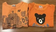 DOUBLE.B Tシャツ2点セット 100cm