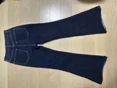フレアデニムパンツ インディゴブルーのサムネイル