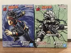 NARUTO ナルト疾風伝　うちはオビト　はたけカカシ　フィギュア　未開封