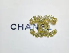 新品★CHANEL ブローチ★キラキラ&パール ゴールドCCマークのサムネイル