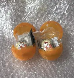 ハローキティ アメリカンデザイン　ポップコーン　カプセルトイ 2個セット