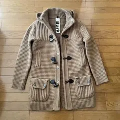 BARK バーク ナノユニバース コラボ　ニットダッフルコート S