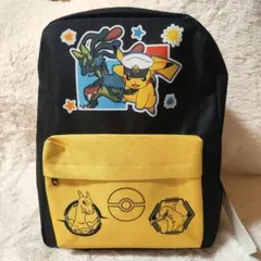 ポケモン バックパック 黒と黄色