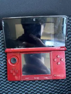 ニンテンドー3DS レッド 本体 + ゲームカード5枚