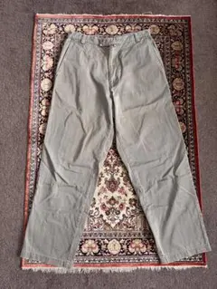 【USA製】80s〜90s stussy crown チノパン　オリーブ