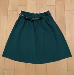 ロペピクニック フレアスカート ダークグリーン 38
