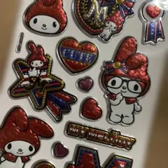 マイメロディ 立体 ぷっくりシール ぷにぷに
