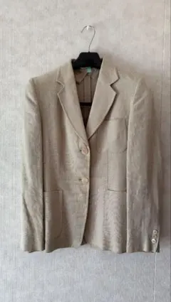 MaxMara ピュアリネン テーラードジャケット 2ボタンのサムネイル