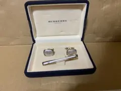 バーバリー　カフス　ネクタイピンセット　現状品