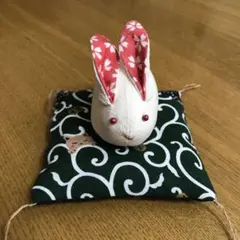 ❤︎小さな座布団❤︎唐草ネコ❤︎ミニ座布団❤︎