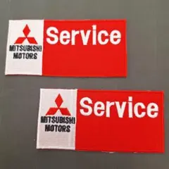 刺繡ワッペン　エンブレム　ロゴ　２枚セット