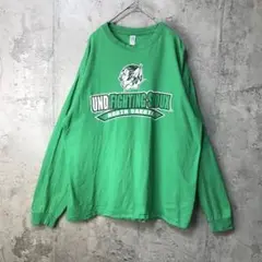 E658古着　ロンT 緑　90s Y2K